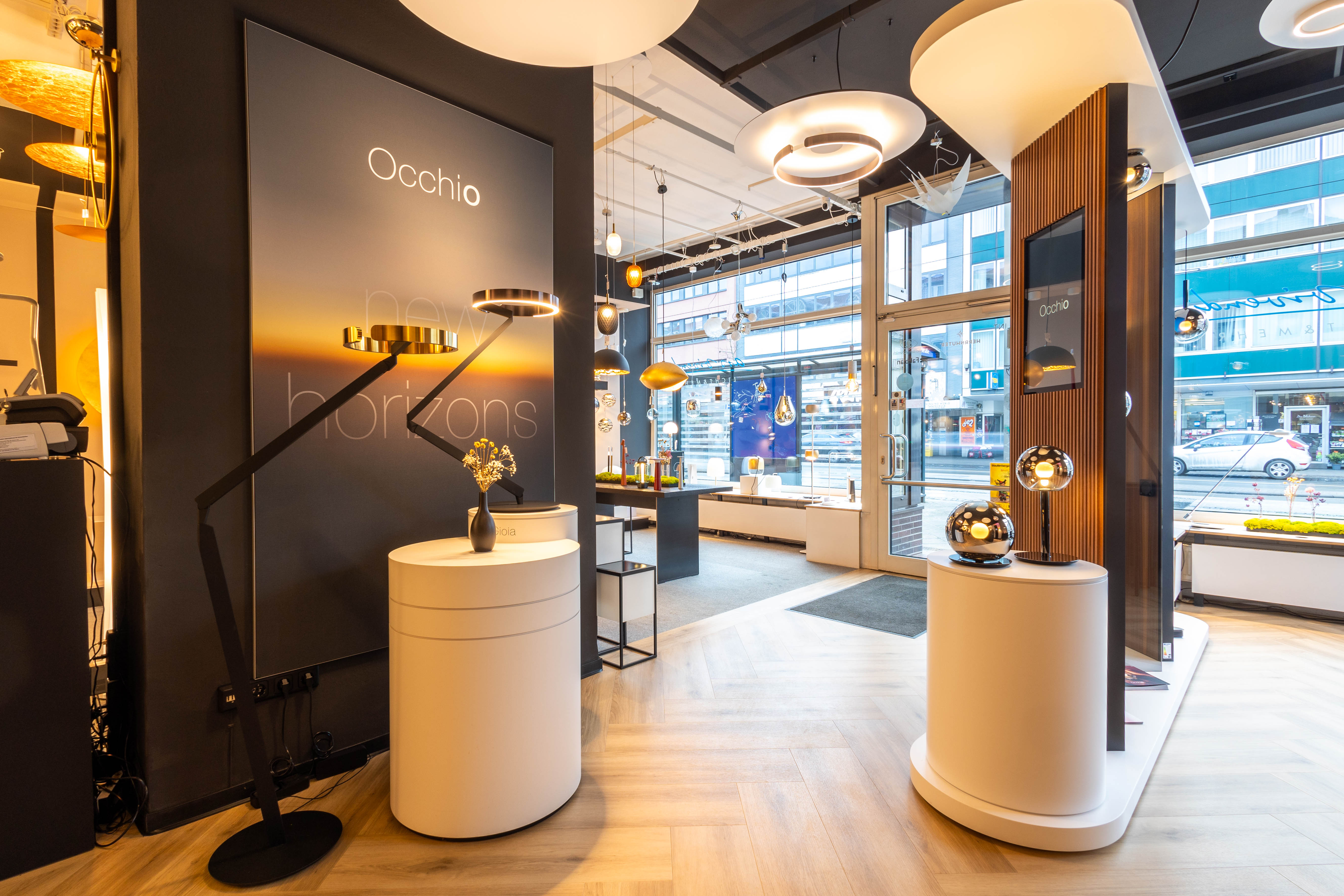 Lichtausstellung im Ars Vivendi Store